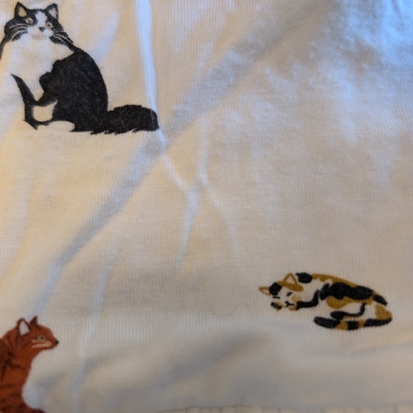 Kyte Baby Cat Print Bodysuit Dress Sz 18-24M - Picture 3 of 4